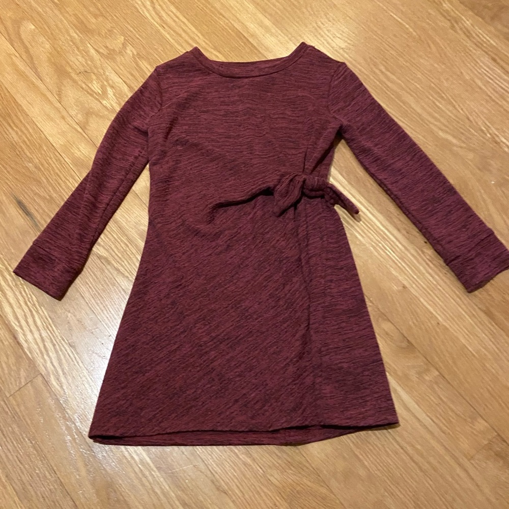 Like new girls faux wrap dress